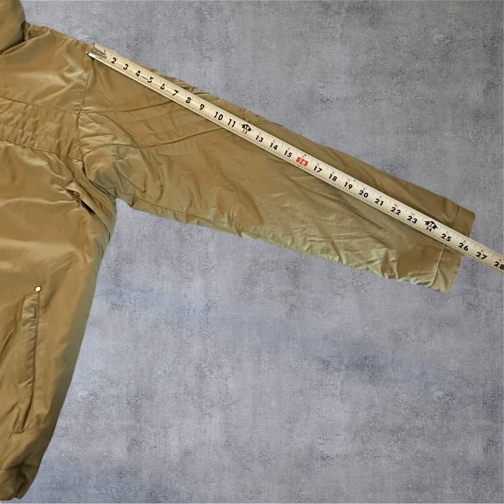 K2 Snowboarding Puffer Jacket Mens Large Tan Season 06 Series Zip Up